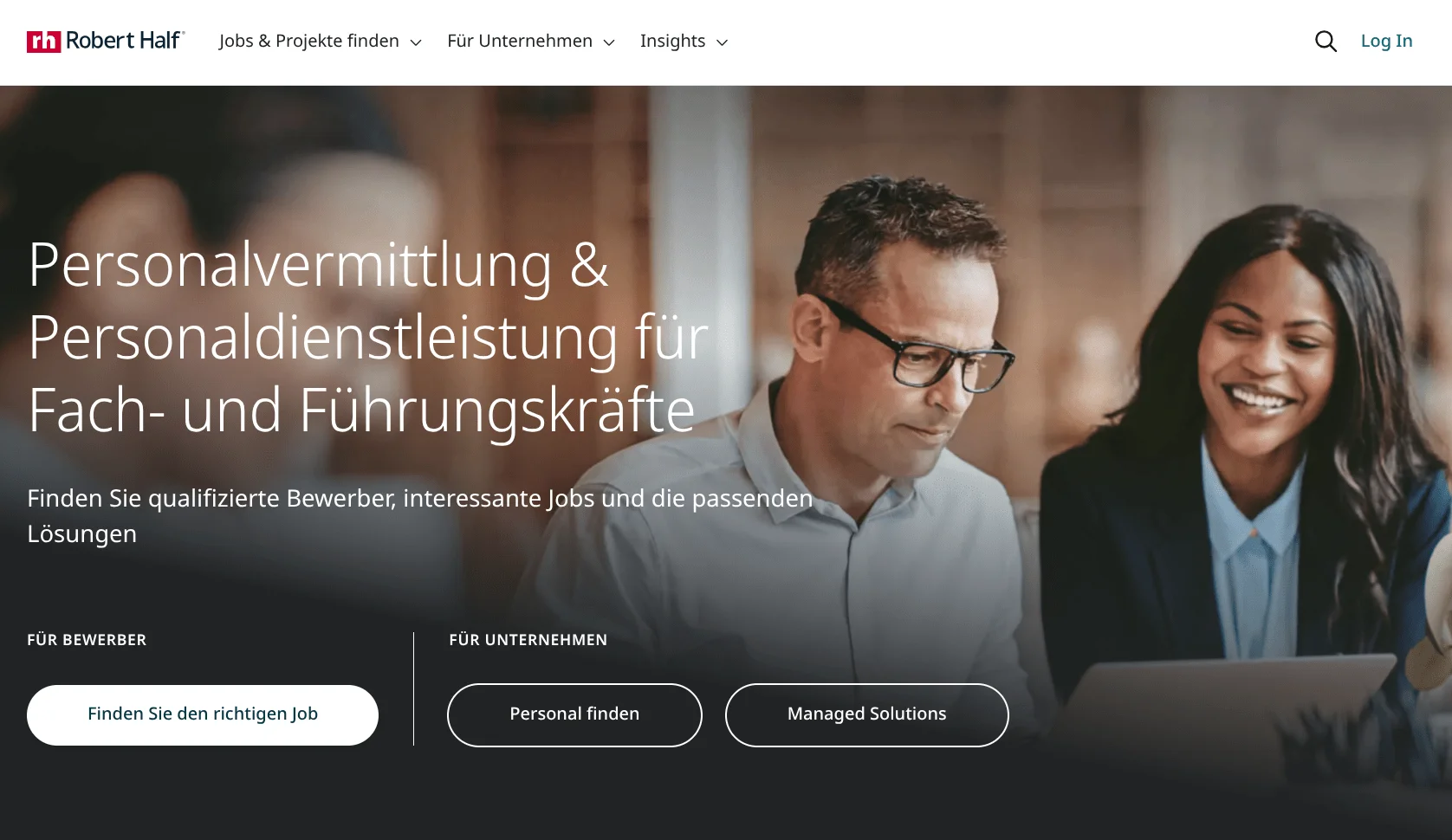 provider header website Robert Half