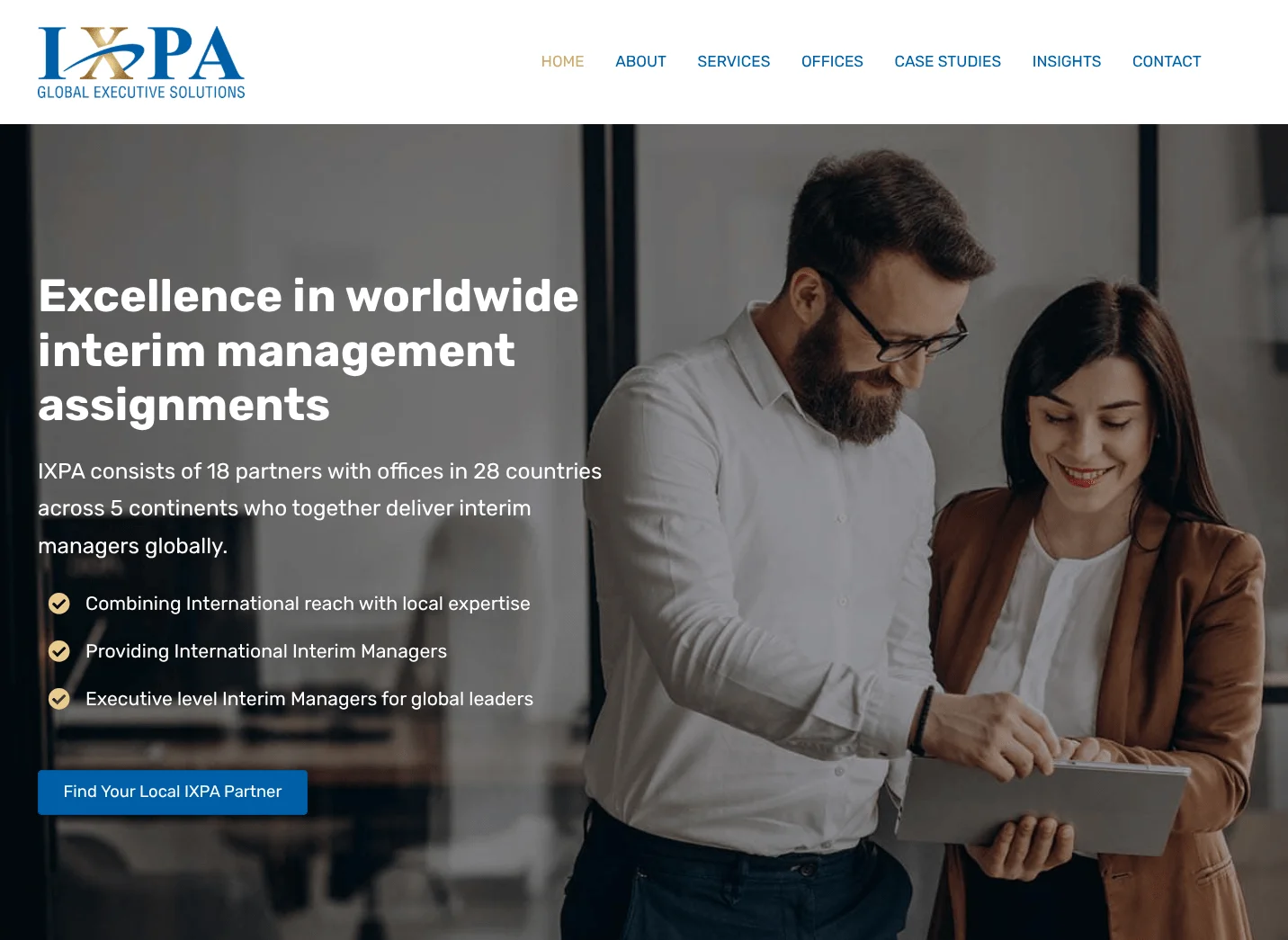 provider header website IXPA Global Executive Solutions