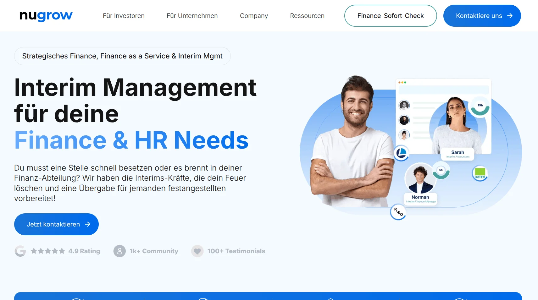 provider header website nugrow
